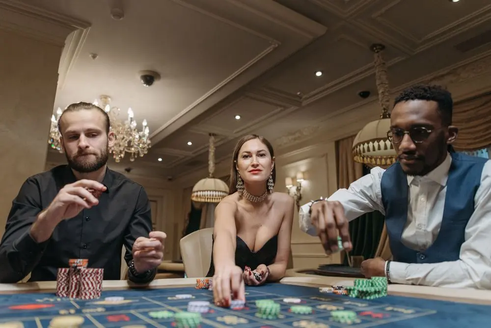 Elegante Kasino Atmosphäre